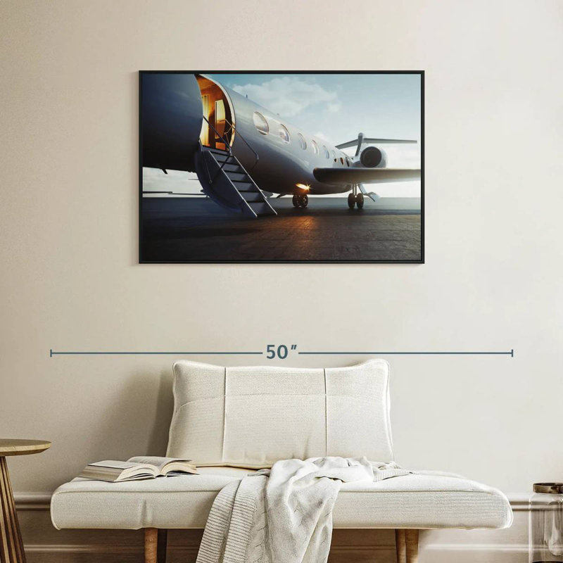 Mehar Luxury Private Plane, 25" H x 37" W