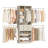 28" Wood Closet System With Drawers And Shelves, Reach-In Closet System For Closet-362134325