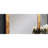 Mirror, No Assembly Required, Chestnut Finish