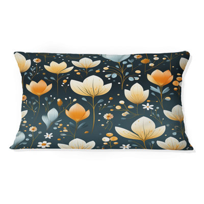 Scandinavian Botanical Collage III - Coussin décoratif imprimé botanique