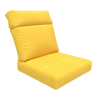 Sunbrella Outdoor High Back Chair Cushion, Adirondack Chair Cushion Set, 6 Inch