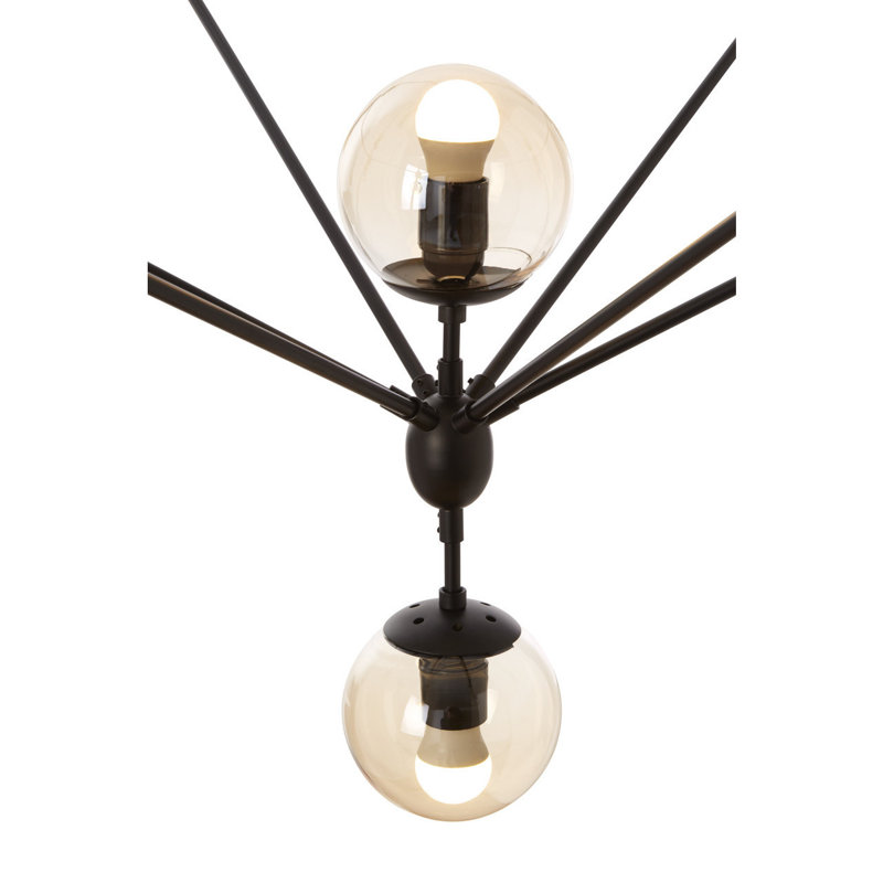 Kane 21 - Light Black Geometric Pendant