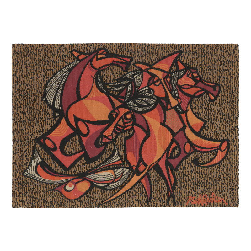 Cotton and Wool Area Rug