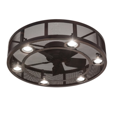 Paloma Golpe Flush Mount Ceiling Fan