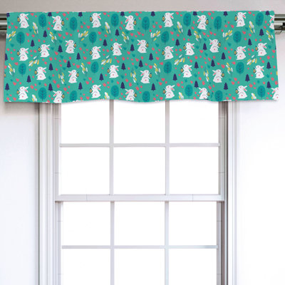 Sateen Ruffled Window Valance