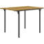 Table à petit espace peu encombrante, abattant rabattable en noyer pour 2 à 4 espaces de salle à manger