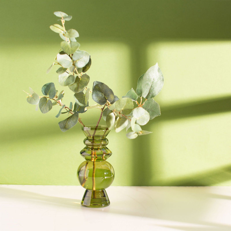 Asheley Glass Decorative Jar 1, Green