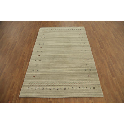 Tapis oriental tribal indien 6 x 9