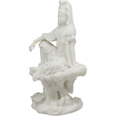 Figurine Alaitz Ebros, déesse de la lune et de l'eau, bodhisattva Kuan Yin