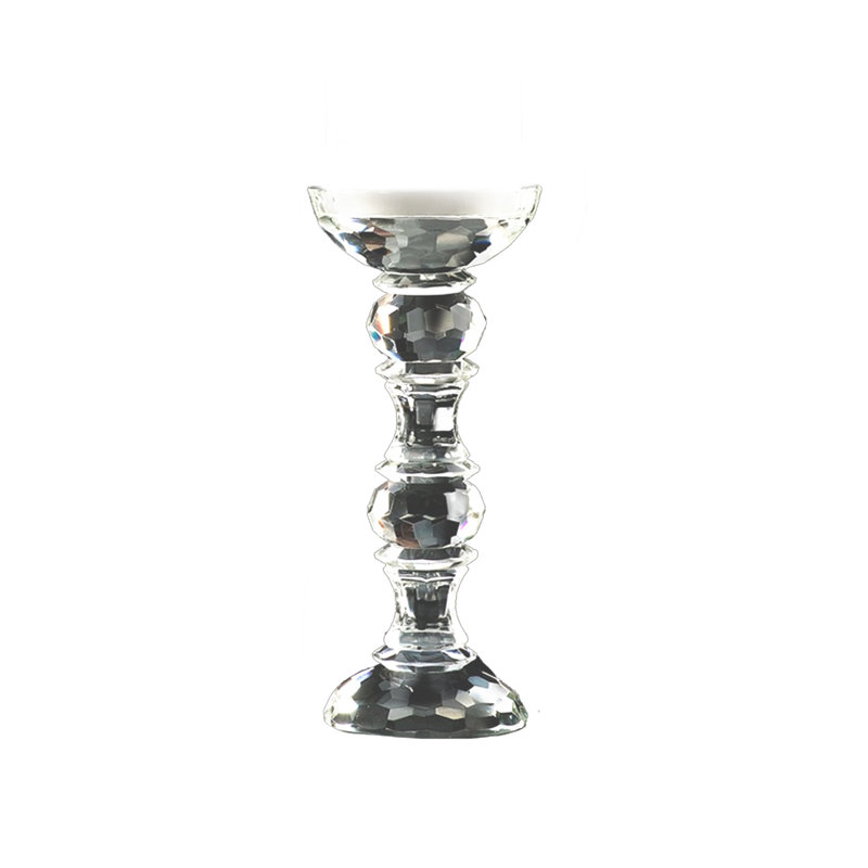 8'' H Glass Tabletop Candlestick