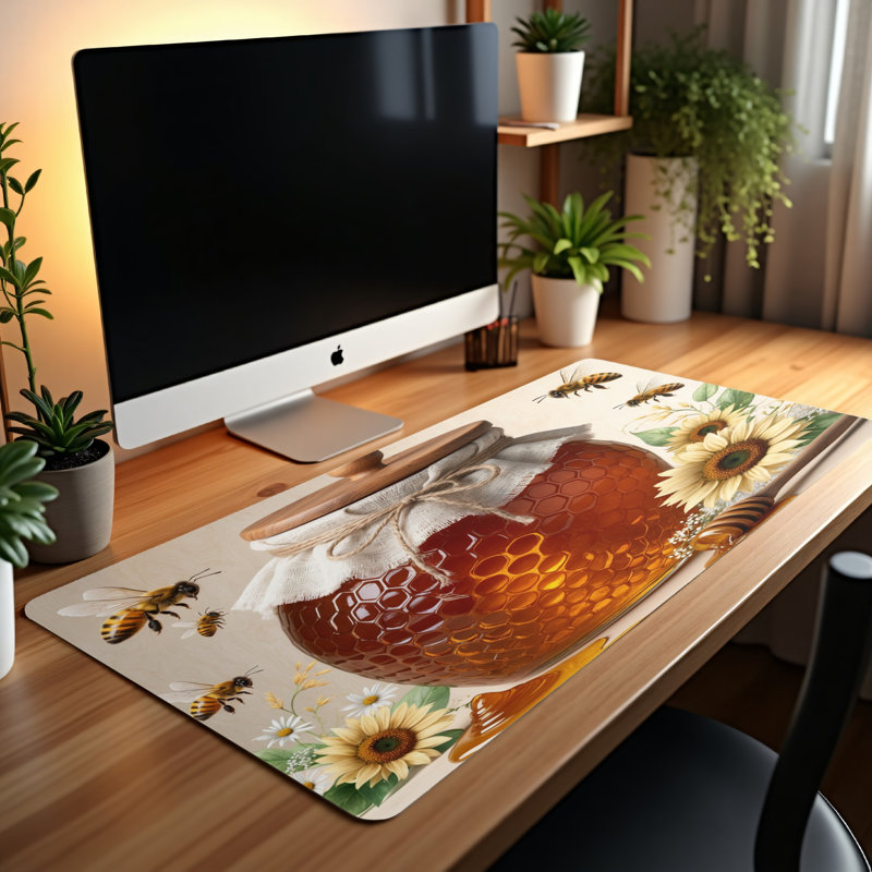 Polyester Desk Pad, 31.5x15.5