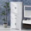 Armoire de rangement polyvalente pour la cuisine, la salle de bain, la salle à manger et le salon - équipée de 2 tiroirs coulissants et d'une tablette réglable-424972262