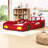Twin Wooden Race Car Bed-1335441009