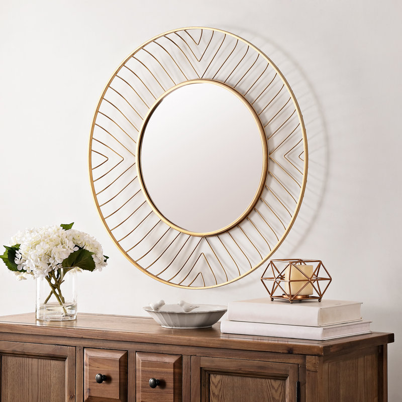 Lozandier Metal Flat Wall Mirror