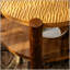 Table basse ronde en bois massif pour le salon, conception à 2 niveaux avec tablette de rangement, style Mid-Century moderne, facile à assembler