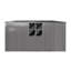 14X12 Ft New Outdoor Storage Shed Has Two Functions:Metal Shed And Firewood Shed , More Suitable For Winter , Grey