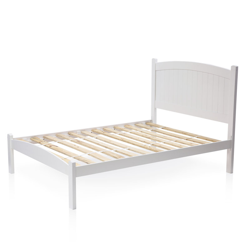 Cobbett Platform Bed, White, Full