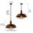 1 - Light Rustic Shaded Pendant-122274789