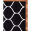 Tapis noir à motif géométrique Bruges-163975256