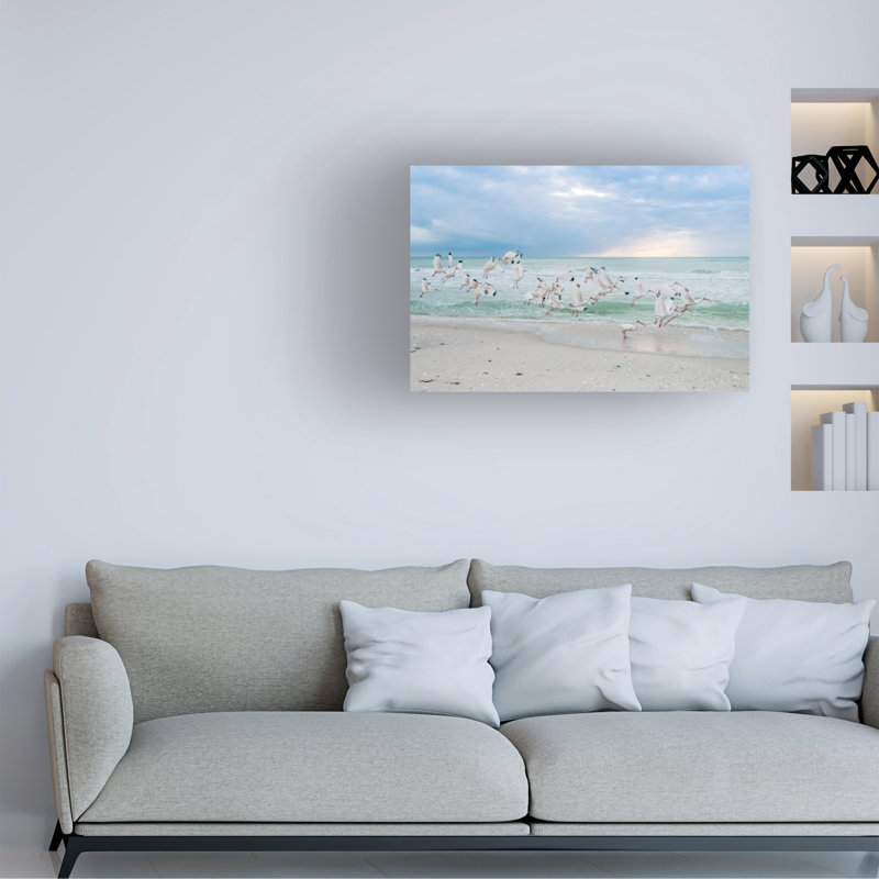 Art mural sur toile tendue - «Mary! Attendez-moi! Décoration murale pour le salon, la chambre à coucher ou le bureau - 22 x 32