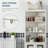 Kleankin Tall Bathroom Storage Cabinet With 3 Tier Shelf-907441054-907441024