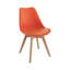 4 Ayden Upholstered Dining Chair with Cushion Seat Padding-1939212154