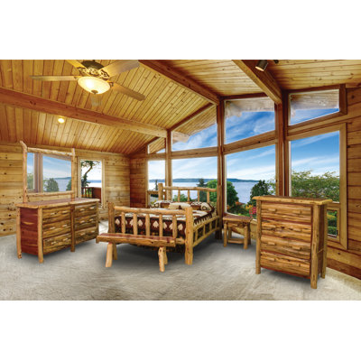 Folkeste Solid Wood 6 Piece Bedroom Set by Loon Peak
