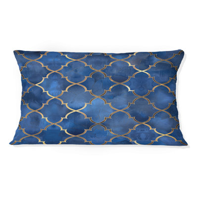 Coussin lombaire Glam Quatrefoil II - Glam
