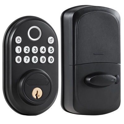 Mot de passe de serrure d'empreinte digitale avec serrure de porte d'entrée sans clé