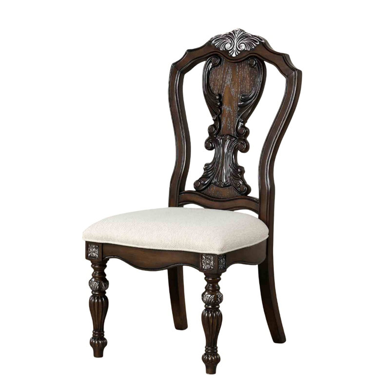 Chaise d'appoint 2 pièces de style traditionnel