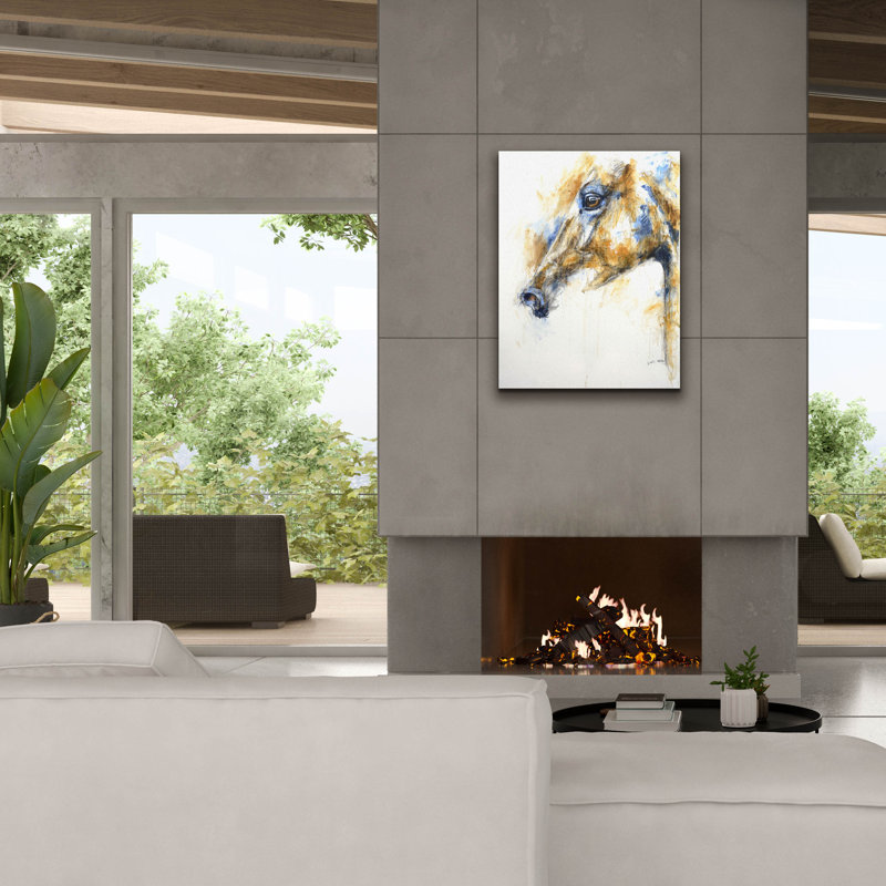  «Expression 23» par Benedicte Gele, art mural sur toile, 26 po x 34 po