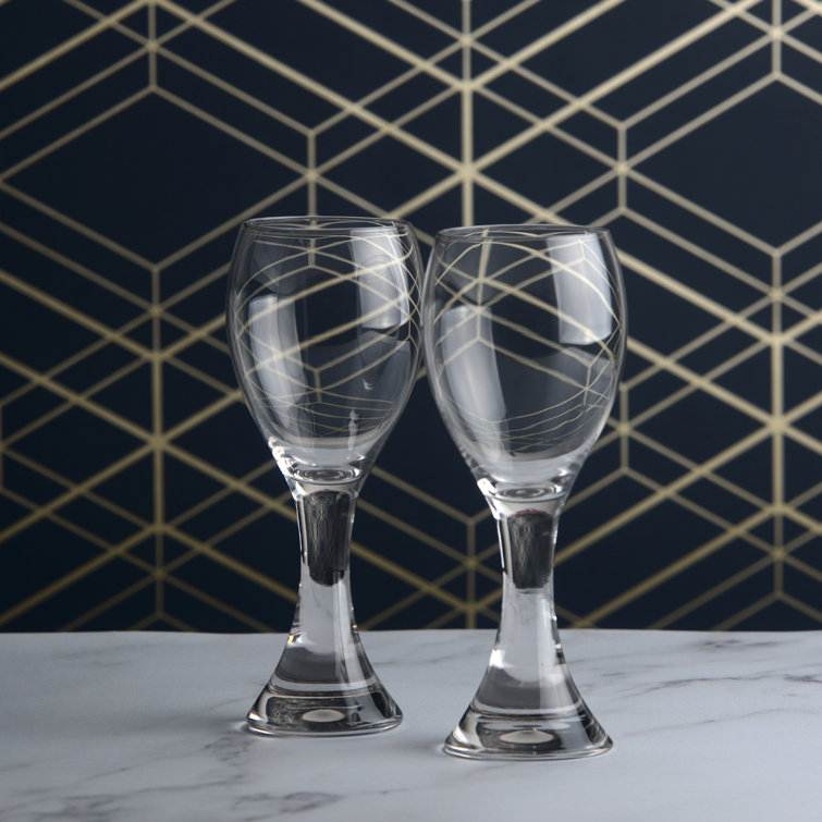 Anton Studio Designs Manhattan 10.25oz. Glass All Purpose Wine Glass  Stemware Set