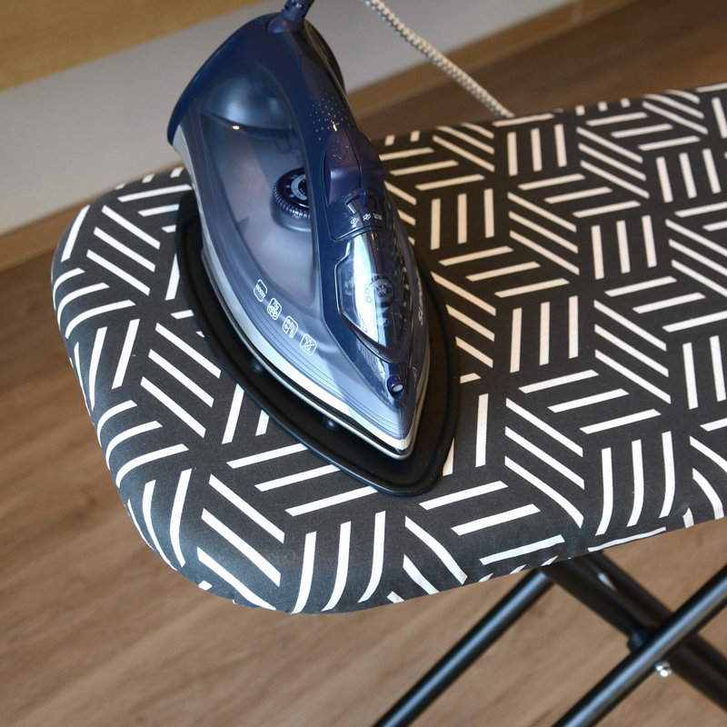 Ironing Board, Compact And Space Saver Full Size Ironing Board, Extra Wide Ironing Area With Extra Thick Heavy Duty Padded Cover, Stable Structure, Easy To Fold