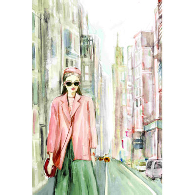 " Fashion Girl In Nyc Street "