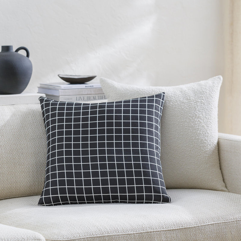 Walley Accent Throw Pillow with Fill, 20" x 20", Pillow Cover Only - No Insert