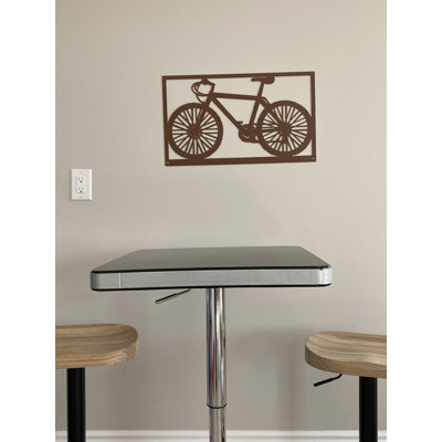 Décoration murale vélo découpé au laser