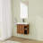 24'' Wall-Mounted Floating Bathroom Vanity with Ceramic Top and Soft-Close Door