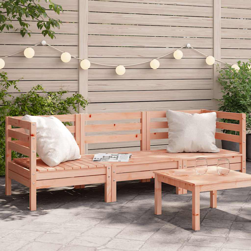 Marlow Home Co. Garden Sofa 3-Seater Solid Wood Douglas