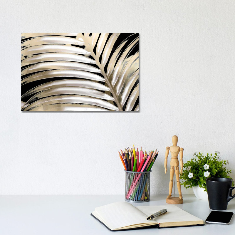 Palm Gild by Kimberly Allen - Wrapped Canvas Print, 20.32 cm H x 30.48 cm W