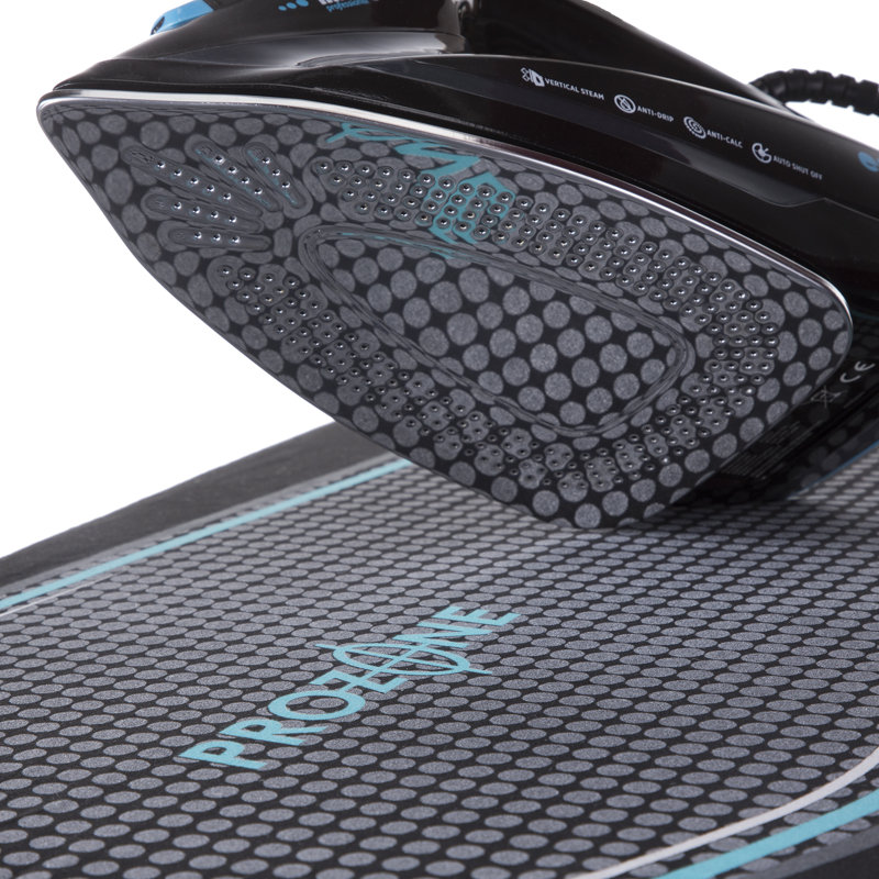 Ergo Steel Fold Out Modern Ironing Board with Prozone Cover