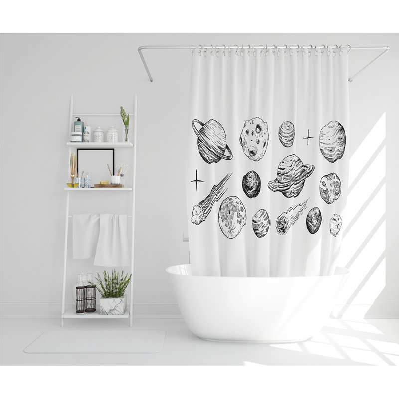 Ella-Maria 13 Piece Polyester Shower Curtain Set