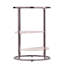 Table de bout, table d'appoint ronde avec tablette
