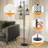 68" Dimmable Floor Lamp With Elegant Metal Cage, Modern Industrial Standing Lamp For Living Room, Bedroom, Study, Office (Includes 2000LM LED Bulbs)-1538486936-1538486938