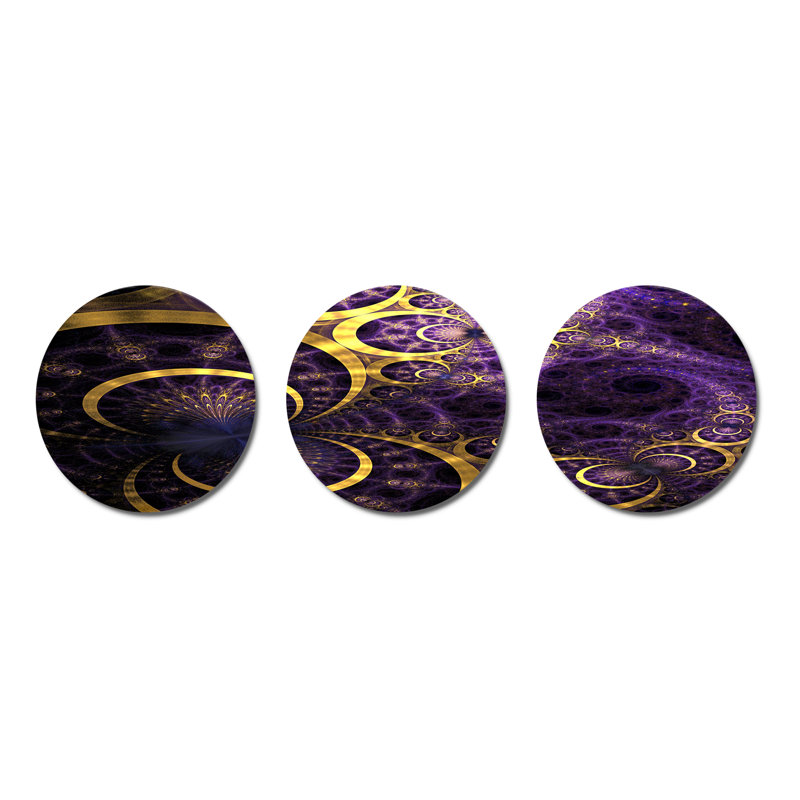 Abstract Wall Decor on Metal