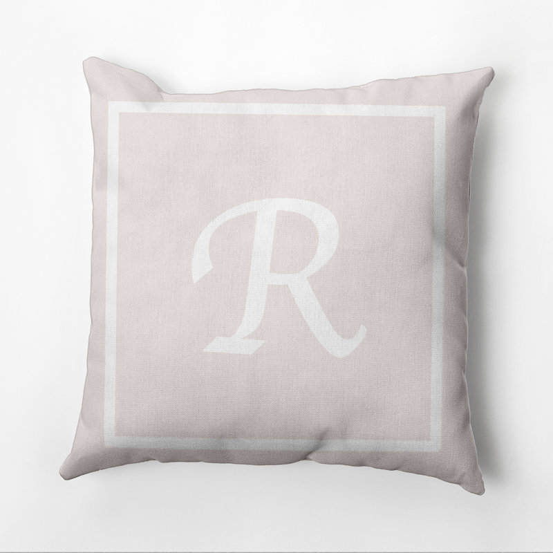 Reversible Throw Pillow, Ivory/White, 26"x26", R
