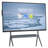 55" 4K Smart Board, Interactive Whiteboard Dual OS, Touch Screen Smart Board for Classroom and Business Presentations