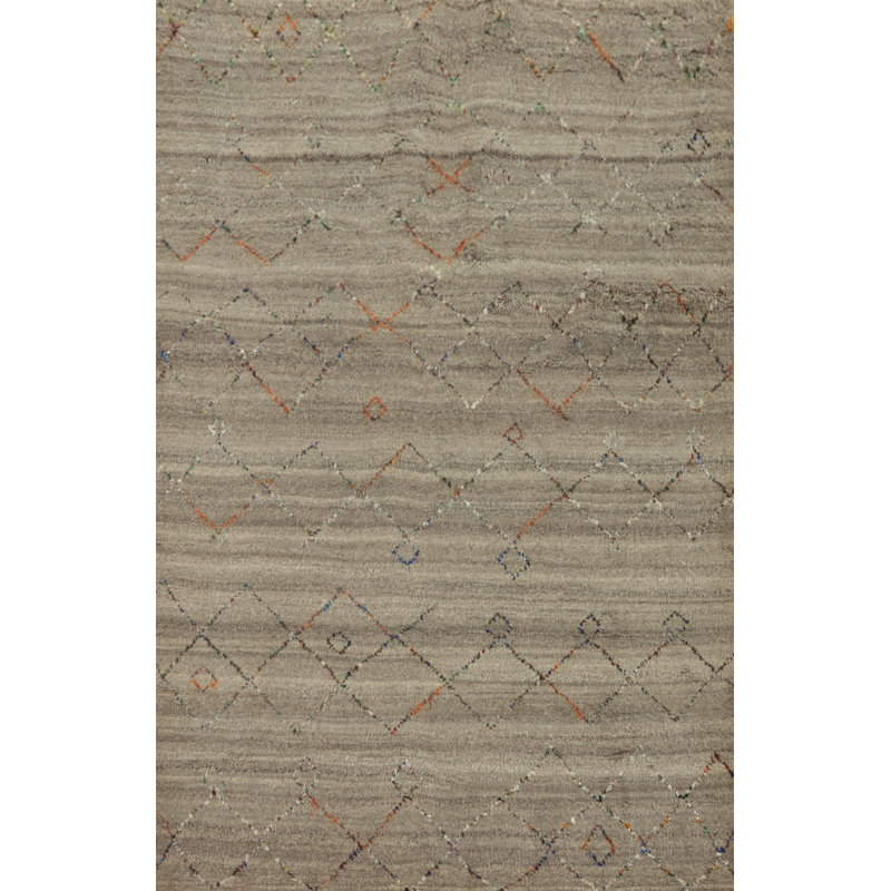 Tapis marocain fait à la main taille pièce 6 x 8