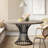 47" Farmhouse Round Dining Table For 4-6