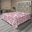 Saumon foncé, gris, rose / floral