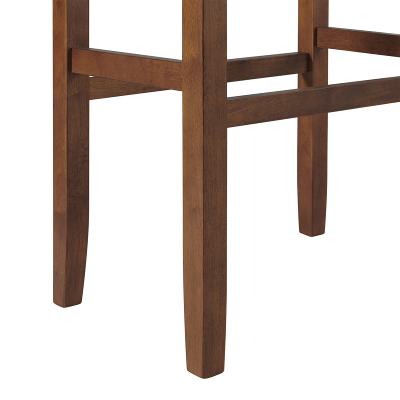 Suneta Backless Bar Height Stool True PU, Brown